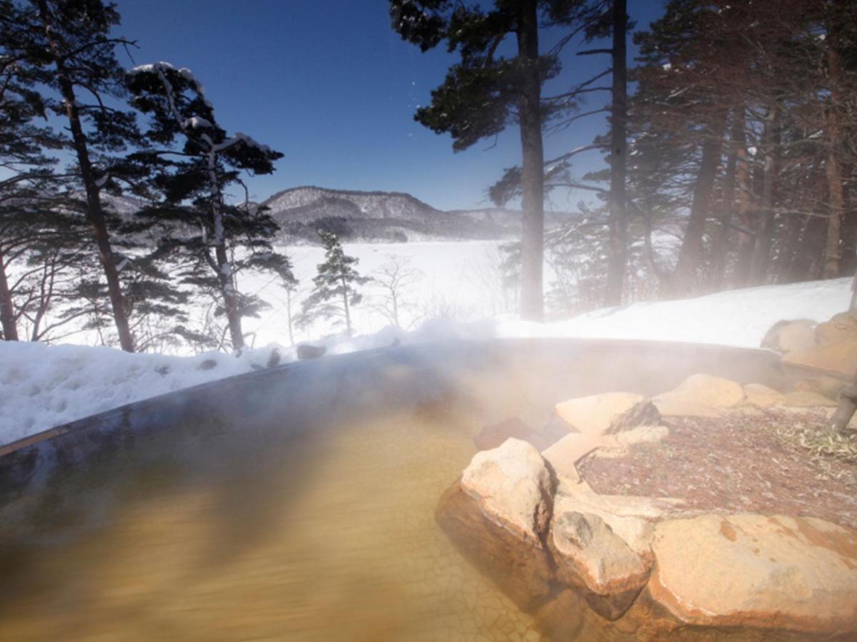 Urabandai Lake Resort Geihinkan Nekoma Rikyu Kitashiobara Buitenkant foto
