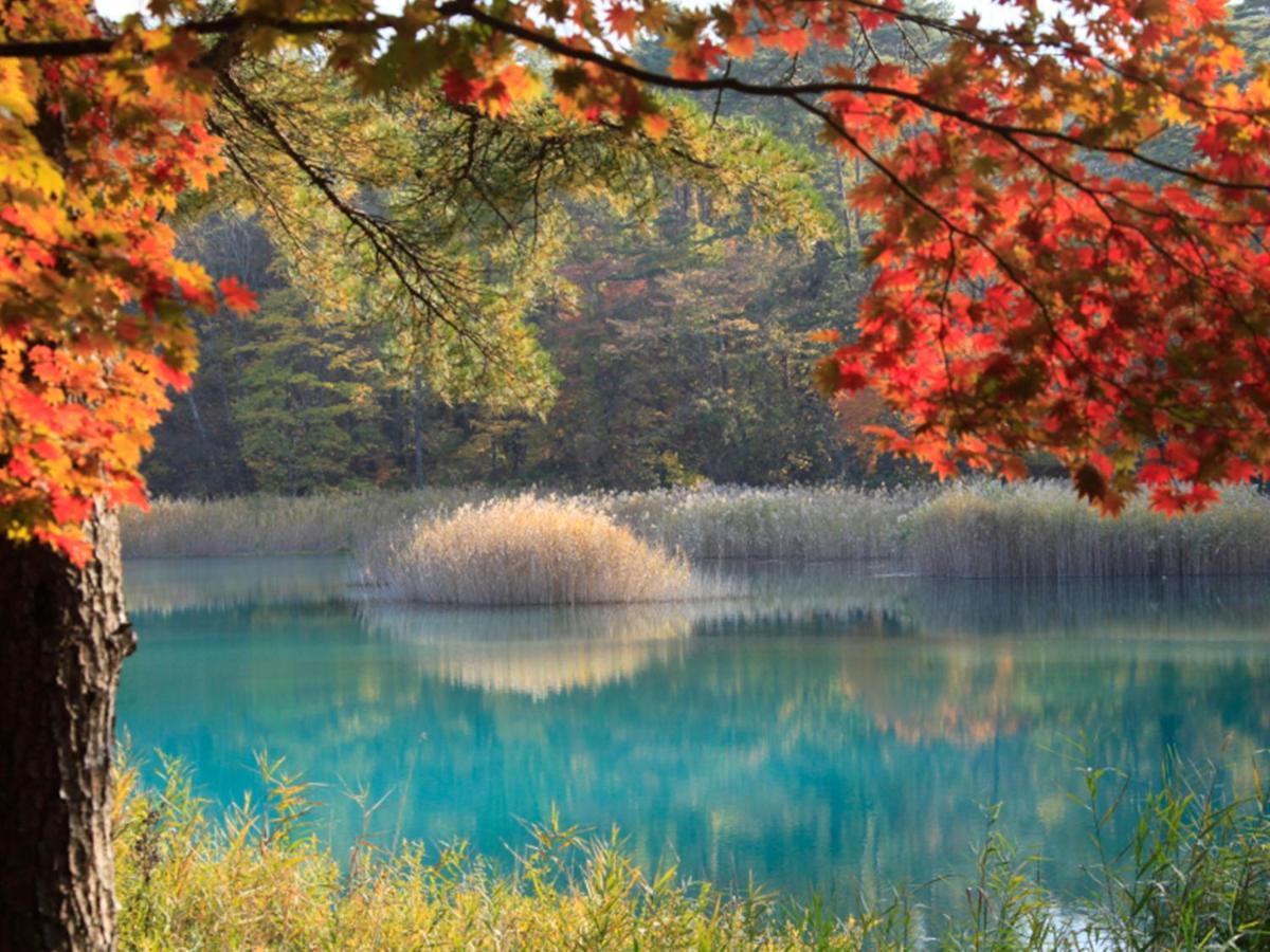 Urabandai Lake Resort Geihinkan Nekoma Rikyu Kitashiobara Buitenkant foto